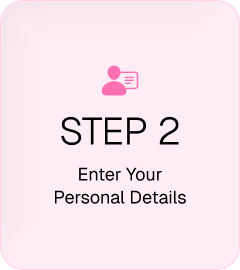 Enter Your Personal Details